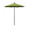 California Umbrella 7.5' Black Aluminum Market Patio Umbrella, Sunbrella Parrot 194061334300 - alternate 1